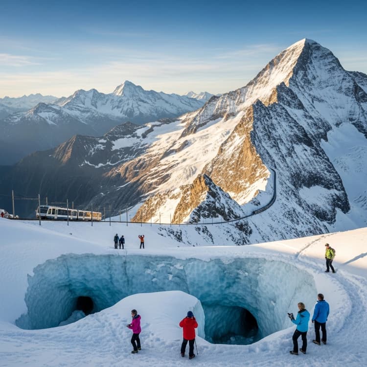 Швейцарія: Альпи і вершина Юнгфрау